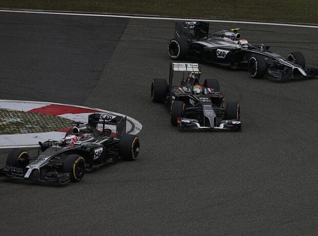 Jenson Button, Esteban Gutierrez, Kevin Magnussen