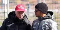 Bild zum Inhalt: Lauda nahm Hamilton im Privatjet mit