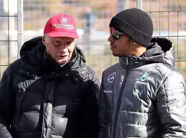 Niki Lauda, Lewis Hamilton Titel-Bild zur News: Niki Lauda, Lewis Hamilton
