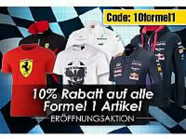 Formel1.de Fanshop Titel-Bild zur News: Formel1.de Fanshop