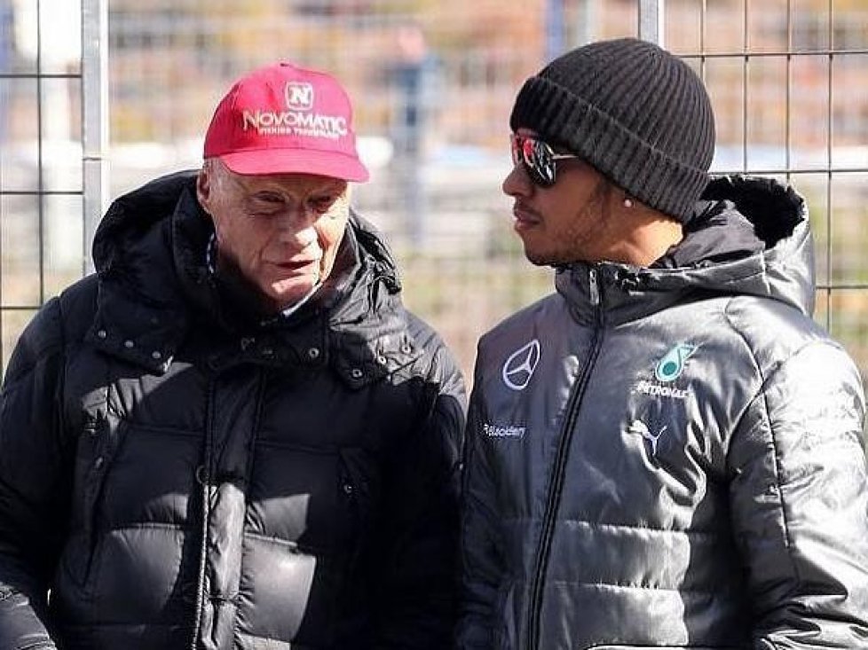 Niki Lauda, Lewis Hamilton