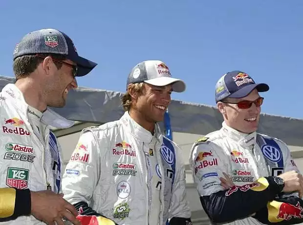 Jari-Matti Latvala, Andreas Mikkelsen, Sebastien Ogier Titel-Bild zur News: Jari-Matti Latvala, Andreas Mikkelsen, Sebastien Ogier