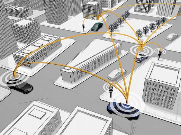 Im Rhein-Main-Gebiet läuft derzeit der weltweit größte Praxistest mit in der Summe 120 Fahrzeugen, die sowohl unter einander als auch mit der Verkehrsinfrastruktur vernetzt sind