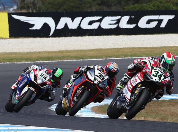 Davide Giugliano, Marco Melandri, Eugene Laverty