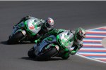 Nicky Hayden vor Hiroshi Aoyama (Aspar) 