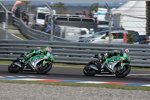 Hiroshi Aoyama vor Nicky Hayden (Aspar) 