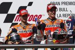 Daniel Pedrosa und Marc Marquez (Honda) 