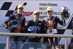 Alex Marquez, Romano Fenati und Jack Miller 