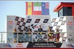 Das Podium der Moto3-Klasse