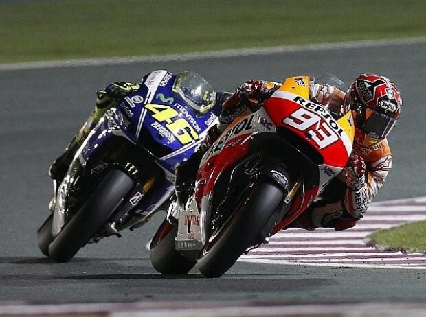 Marc Marquez, Valentino Rossi