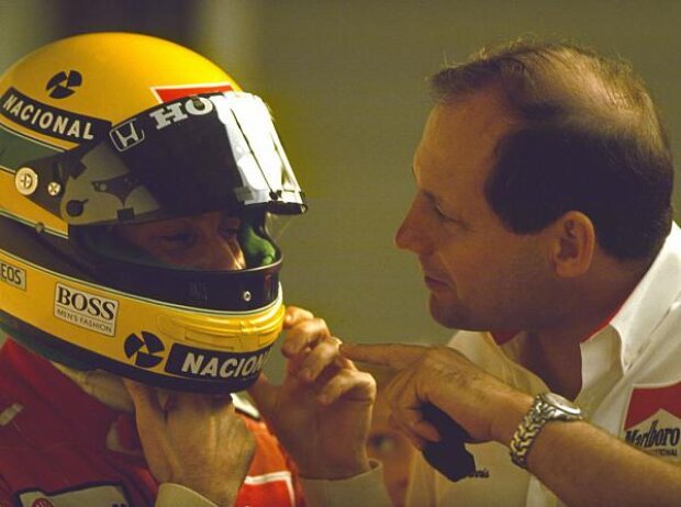 Ayrton Senna, Ron Dennis Ayrton Senna, Ron Dennis