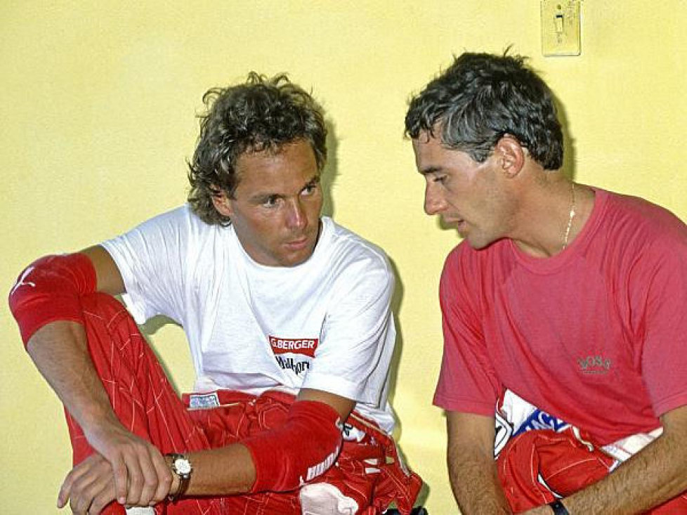 Gerhard Berger, Ayrton Senna 1989