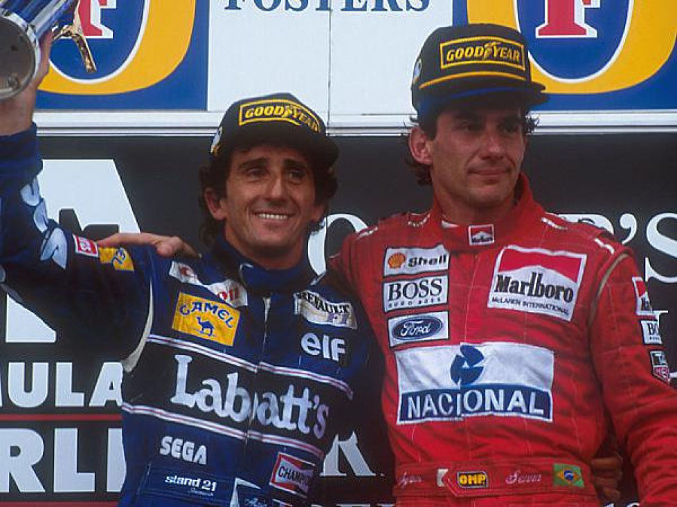 Alain Prost, Ayrton Senna