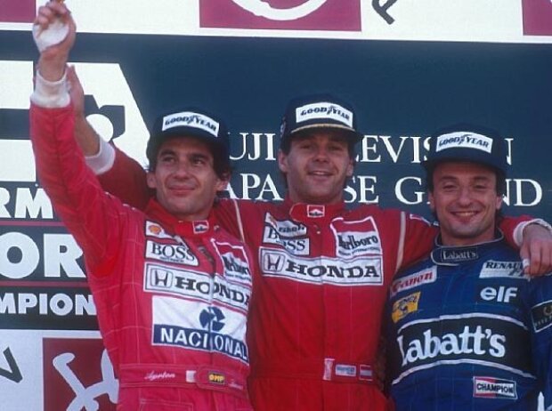 Ayrton Senna, Gerhard Berger, Ricciardo Patrese