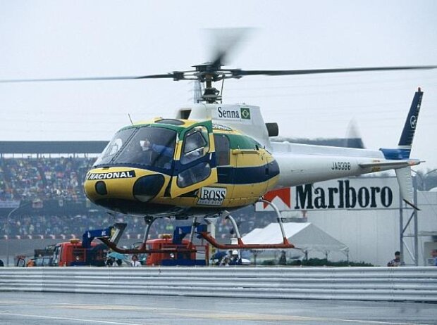 Ayrton Senna, Hubschrauber