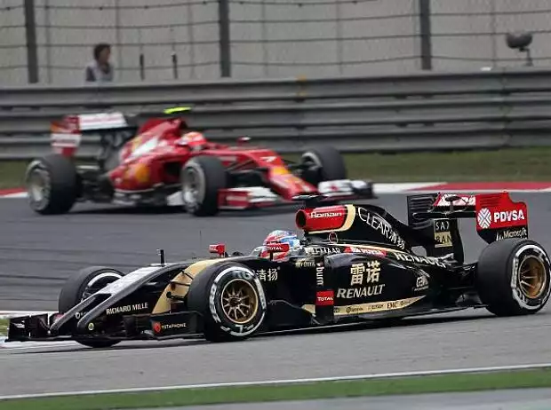 Romain Grosjean, Kimi Räikkönen Titel-Bild zur News: Romain Grosjean, Kimi Räikkönen