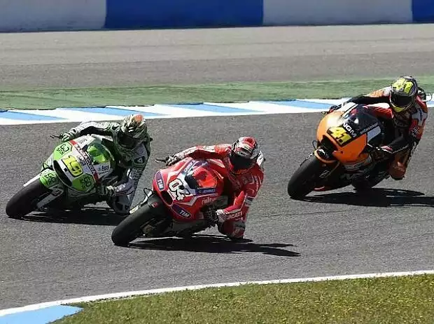 Titel-Bild zur News: Andrea Dovizioso, Alvaro Bautista, Aleix Espargaro