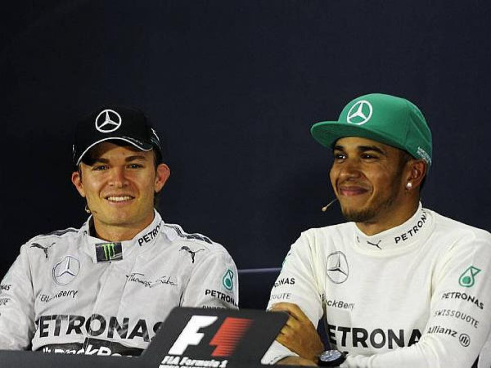 Nico Rosberg, Lewis Hamilton