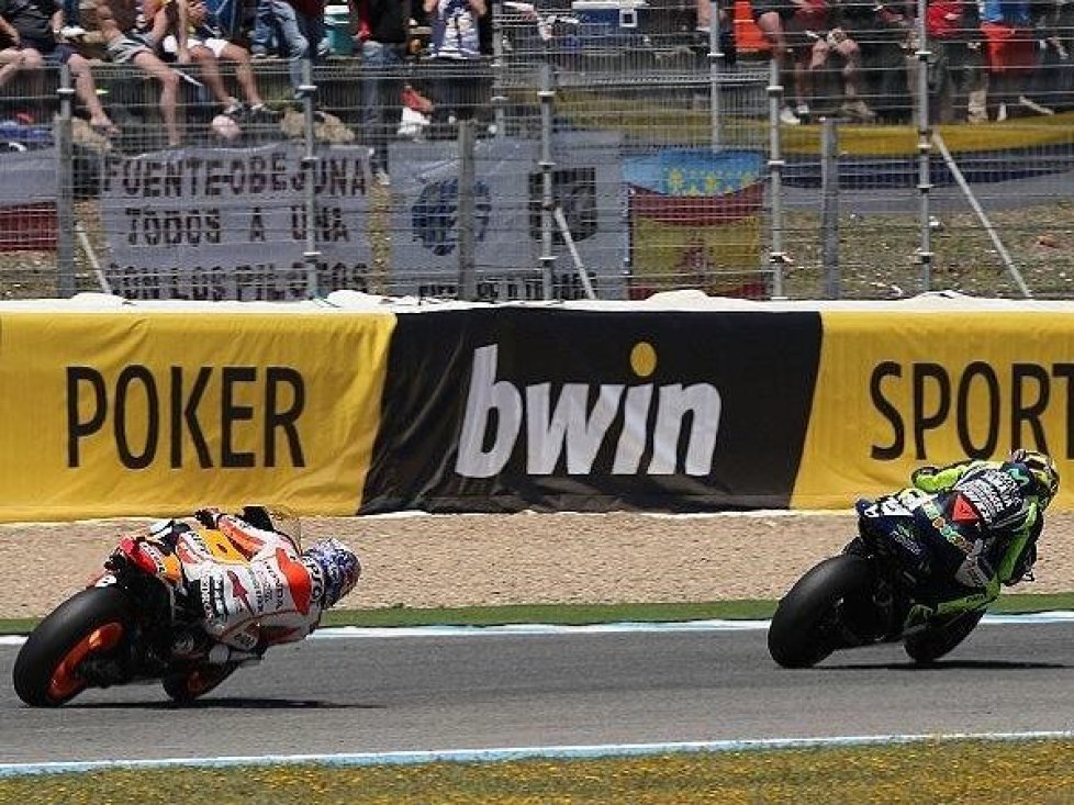 Daniel Pedrosa, Valentino Rossi