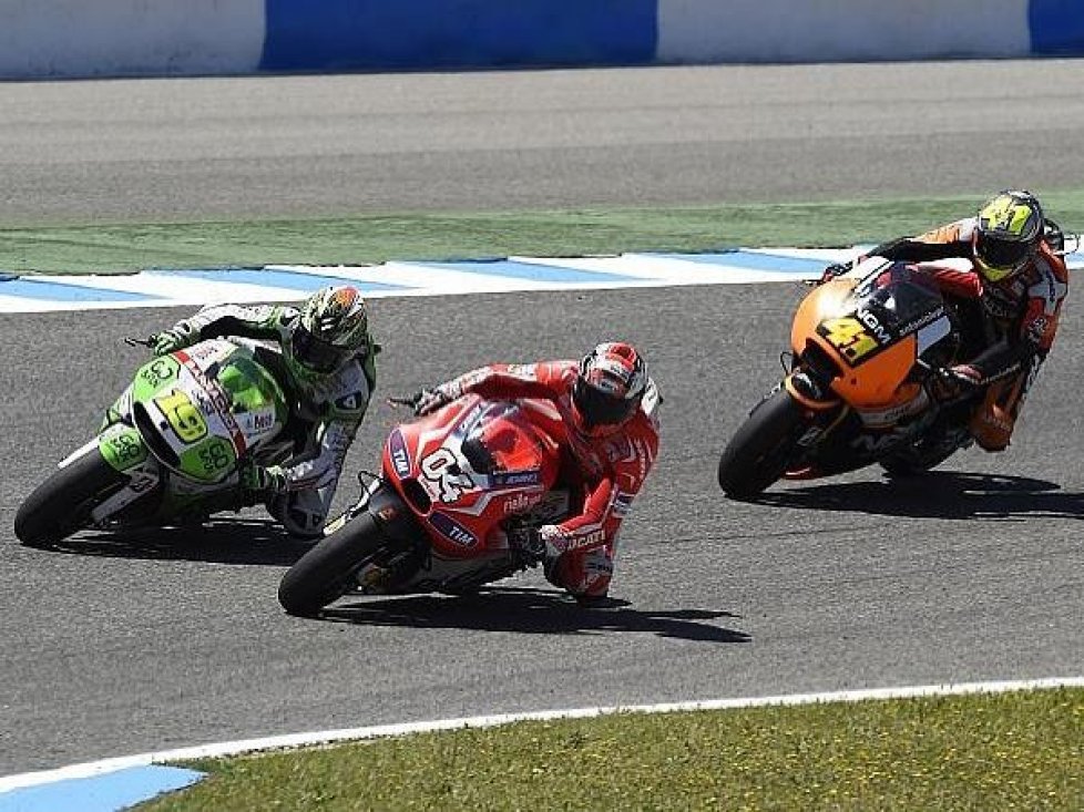 Andrea Dovizioso, Alvaro Bautista, Aleix Espargaro