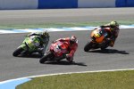 Alvaro Bautista, Andrea Dovizioso und Aleix Espargaro 