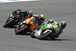 Alvaro Bautista vor Aleix Espargaro und Bradley Smith 