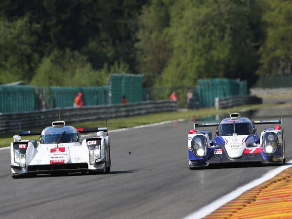Lucas di Grassi, Tom Kristensen, Loic Duval, Alexander Wurz, Kazuki Nakajima, Stephane Sarrazin