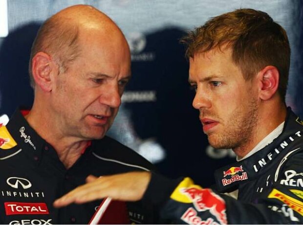 Sebastian Vettel, Adrian Newey Sebastian Vettel, Adrian Newey