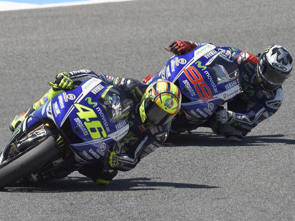 Jorge Lorenzo, Valentino Rossi