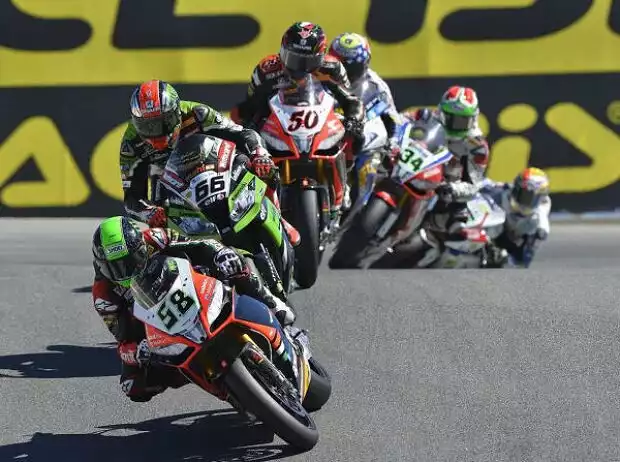 Eugene Laverty, Sylvain Guintoli, Tom Sykes Titel-Bild zur News: Eugene Laverty, Sylvain Guintoli, Tom Sykes