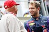 Bild zum Inhalt: Lauda lobt Vettels Trotzhaltung gegenüber Red Bull