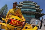 Helio Castroneves und seine Farben fürs Indy 500