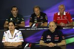 Cyril Abiteboul, John Booth, Monisha Kaltenborn und Franz Tost 