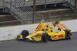 Ryan Hunter-Reay (Andretti) crasht in der Schlussphase