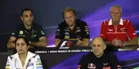 Cyril Abiteboul, John Booth, Monisha Kaltenborn, Franz Tost