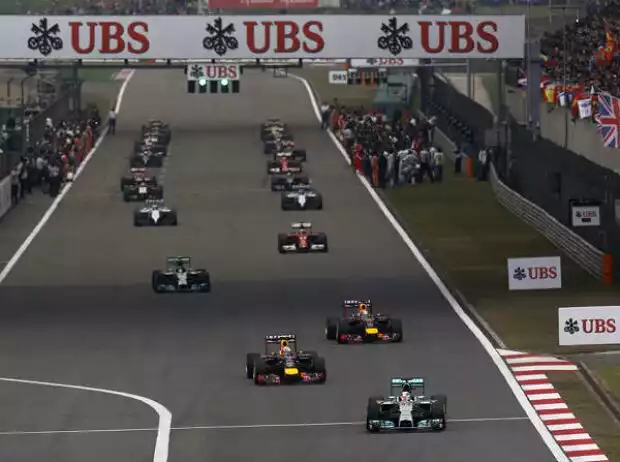 Titel-Bild zur News: Lewis Hamilton, Daniel Ricciardo, Sebastian Vettel