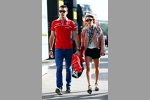 Jules Bianchi (Marussia)  mit Freundin Camille Marchetti