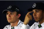 Nico Rosberg (Mercedes) und Lewis Hamilton (Mercedes) 