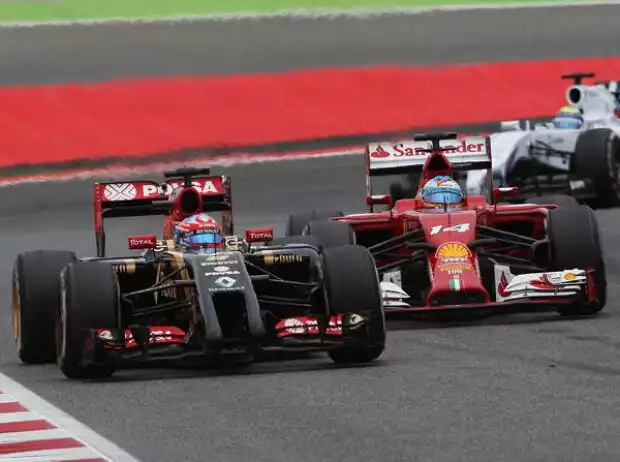 Romain Grosjean, Fernando Alonso Titel-Bild zur News: Romain Grosjean, Fernando Alonso