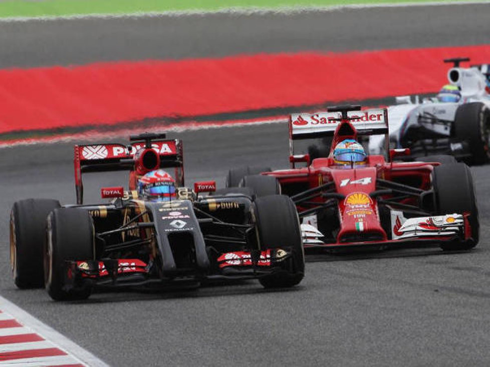 Romain Grosjean, Fernando Alonso
