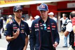 Daniel Ricciardo (Red Bull) und Daniil Kwjat (Toro Rosso) 