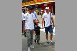 Lewis Hamilton (Mercedes) und Felipe Massa (Williams) 