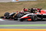 Pastor Maldonado (Lotus) und Jules Bianchi (Marussia) 