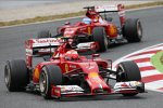 Fernando Alonso (Ferrari) und Kimi Räikkönen (Ferrari) 