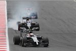 Kevin Magnussen (McLaren) und Adrian Sutil (Sauber) 