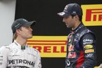 Nico Rosberg (Mercedes) und Daniel Ricciardo (Red Bull) 