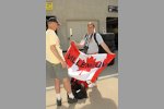 Villeneuve-Fans, natürlich aus Kanada