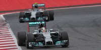 Bild zum Inhalt: Die Krux bei Mercedes: Einer ist schneller, der Andere gewinnt