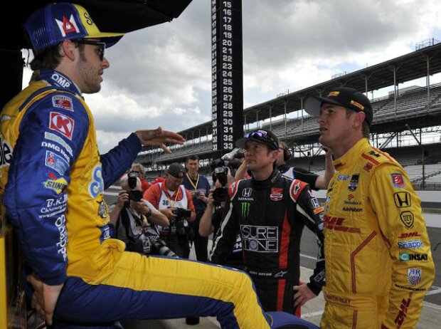 Marco Andretti, Kurt Busch, Ryan Hunter-Reay Marco Andretti, Kurt Busch, Ryan Hunter-Reay