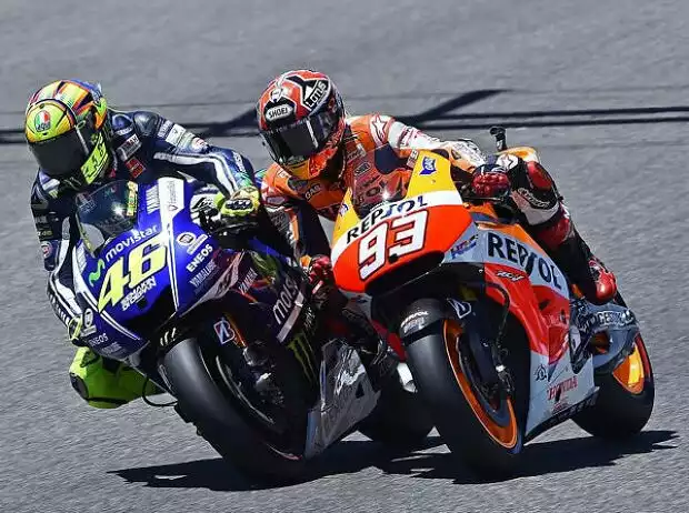 Valentino Rossi, Marc Marquez Titel-Bild zur News: Valentino Rossi, Marc Marquez